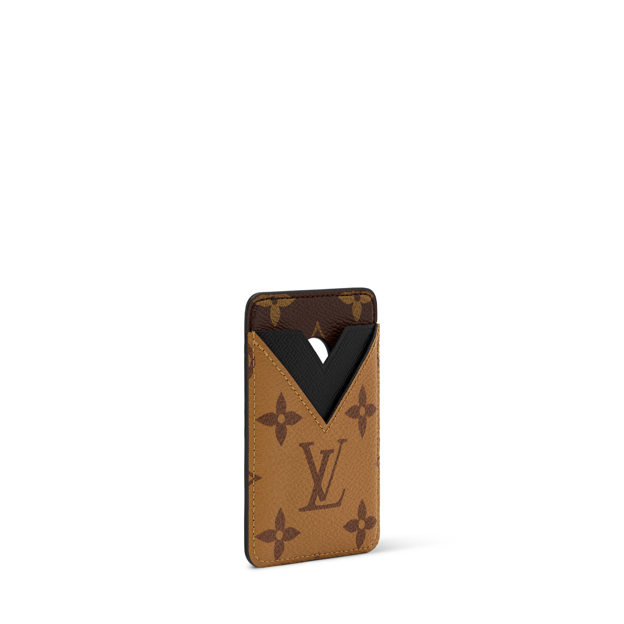 Magnetic Card Holder Monogram Reverse Canvas - Wallets and Small
